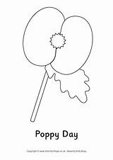 Poppy Colouring Activity Pages Remembrance Village Explore sketch template