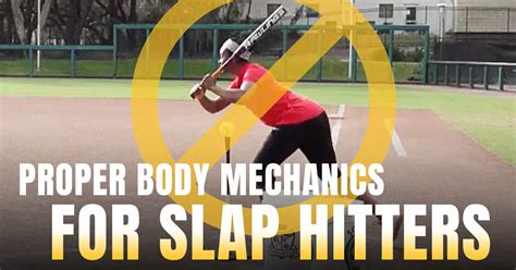 proper body mechanics  slap hitters  art  coaching softball
