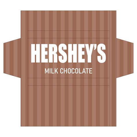 hershey bus printable candy bar wrapper template