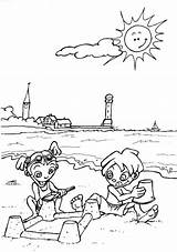 Beach Coloring Pages Printable Kids sketch template