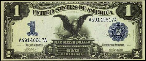 dollar silver certificate black eagleworld banknotes coins pictures  money