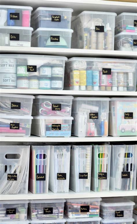organized craft closet intentional edit organizing    home