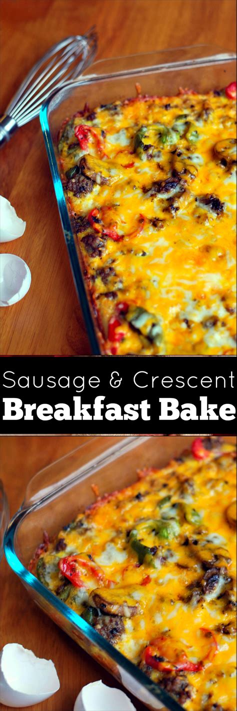 sausage crescent breakfast bake aunt bees recipes