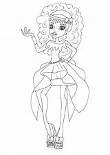 Abbey Monster High Coloring Pages Bominable Getdrawings sketch template