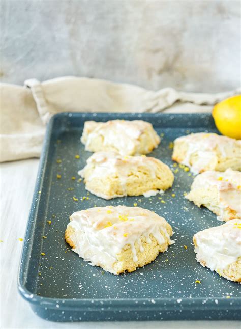 lemon cream scones recipe knead  sweets