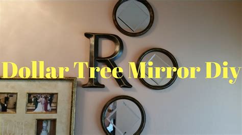 dollar tree mirror diy youtube