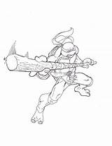 Donatello Tmnt Turtles Turtle Mutant sketch template