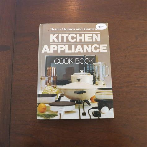 kitchen appliance cook book   homes  gardens vintage