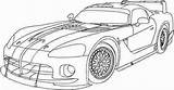 Dodge Viper Coloring Pages Car Sports Choose Board sketch template