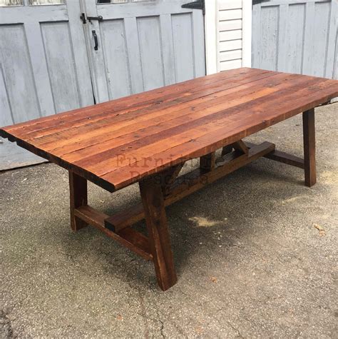 year  reclaimed wood dining table furniture rescues