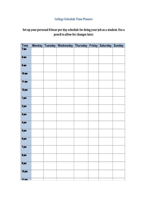 time management schedule  examples format  tips