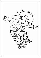 Coloring Pages Diego Dora Alicia Homepage Back Marquez sketch template