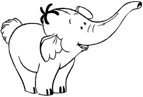 kids coloring pages cute elephant coloring page