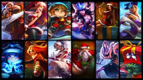 league  legends champions  play  christmas inven global