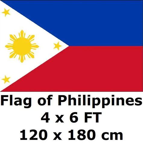 philippines flag    cm  polyester large big flags  banners national flag country