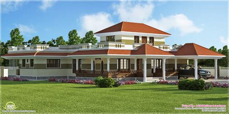 bedroom kerala style villa exterior home kerala plans