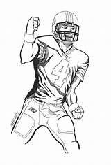 Favre Coloring Pages Color Brett sketch template