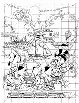 Coloring Disney Pages Scrooge Mcduck Kids Printable Color Book Christmas Paperone Crafts Sheets Colouring Cartoon Choose Board sketch template