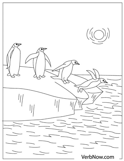 penguins coloring pages   printable  verbnow
