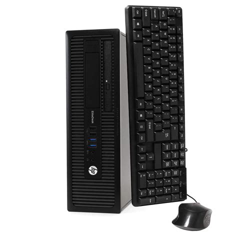 hp elitedesk   desktop pc ghz intel  quad core gen  gb ram