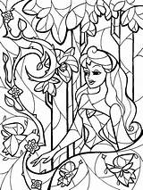 Coloring Pages Glass Stained Disney Adults Beauty Sleeping Adult Sheets Princess Printable Patterns Color Mandie Manzano Book Books Tangled Choose sketch template