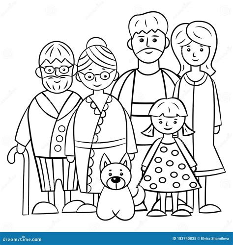 coloring pages  families playing