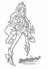 Precure Coloring Doki Pages Template sketch template