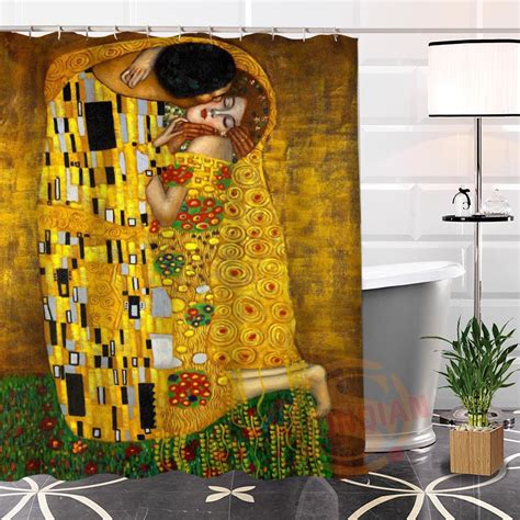 Eco Friendly Custom Unique Klimt Famous Paintings Fabric