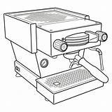 Coffee Marzocco Linea La Mini Drawing Machine Pot Espresso Illustration Maker Machines Clay Classic Getdrawings Look First Save Born sketch template
