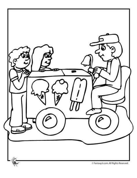 ice cream truck coloring page truck coloring pages ice cream