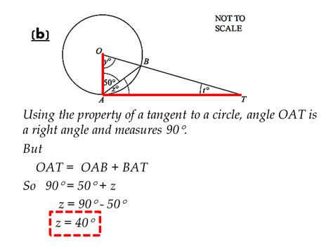 tangent   circle igcse  mathematics realm
