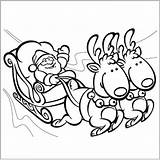 Horse Sleigh Coloring Getcolorings Fantastic Pages sketch template