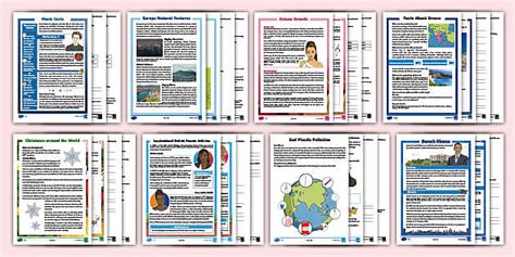 esl pre intermediate level reading comprehension pack