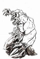 Toxin Venom Symbiote Carnage Symbiotes sketch template