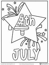 Coloring July 4th Star Printable Pages Worksheet Worksheets Fourth Kids Sheets Crafts Color Count Number Myteachingstation Drawing Patriotic Stars Adult sketch template