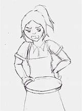 Waitress Waiter sketch template