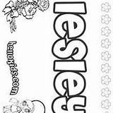 Lesley Coloring Pages Leah Hellokids Leslie Name sketch template