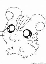 Hamtaro sketch template