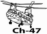Chinook Helicopter Elkhorngraphics Ch47 sketch template