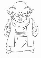 Dende Roshi Goku Shenron Drawingtutorials101 Dbz sketch template