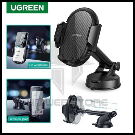 jual ugreen  car phone holder telecopic flexible suction cup mount shopee indonesia