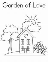 Coloring Garden Pages sketch template