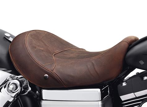 profile solo leather seat  brown  dyna