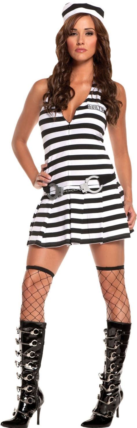 irresistible inmate prisoner costume for women party city summer