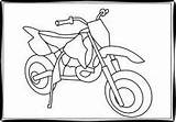 Dirt Coloring Bike Bikes Pages Birthday sketch template