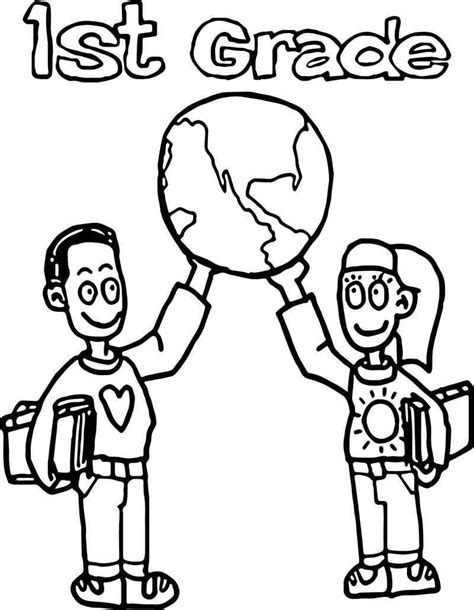 st grade school world coloring page coloring pages cartoon coloring