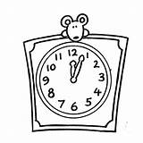 Clock Coloring Reloj Mouse Alarm Cuadrado Pages Peek Para Relojes Colorear Getcolorings Minion Guardado Desde sketch template