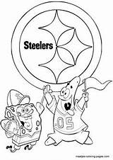 Steelers Malvorlagen Spongebob Getdrawings sketch template
