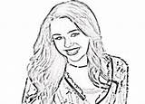 Coloring Cyrus Miley Pages Montana Hannah Print Play Game Color Click sketch template