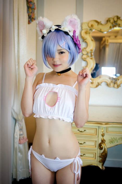 sexy rem ero cosplay “has pussy keyhole lingerie
